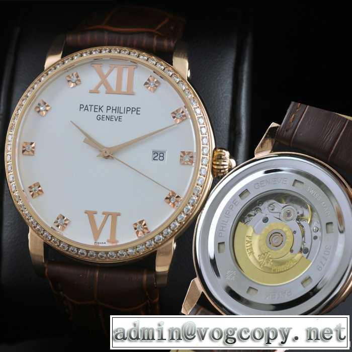 自動巻き スイスムーブメント  男性用腕時計 patek philippe philippe パテックフィリップ  メンズ腕時計
